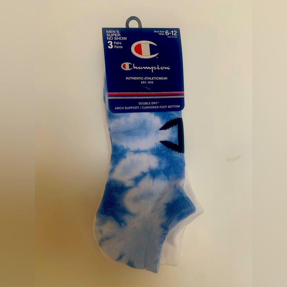 Men’s Champion super no show socks (3 pairs)